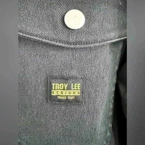 Troy Lee Designs Denim Moto Jacket Size Large - Picture 9 of 10